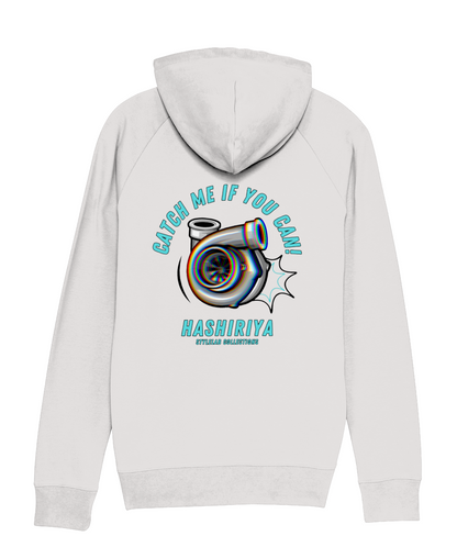 Hashiriya Collection 'Catch Me If You Can' Premium Organic Hoodie